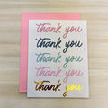 Thank You Thank You Thank You Card - Lyla's: Clothing & Gifts - Online and Rockwall Texas Boutique