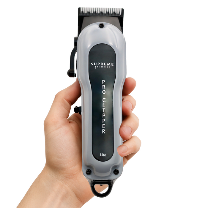 Supreme Trimmer Pro Clipper Lite Professional Hair Clipper in Hand