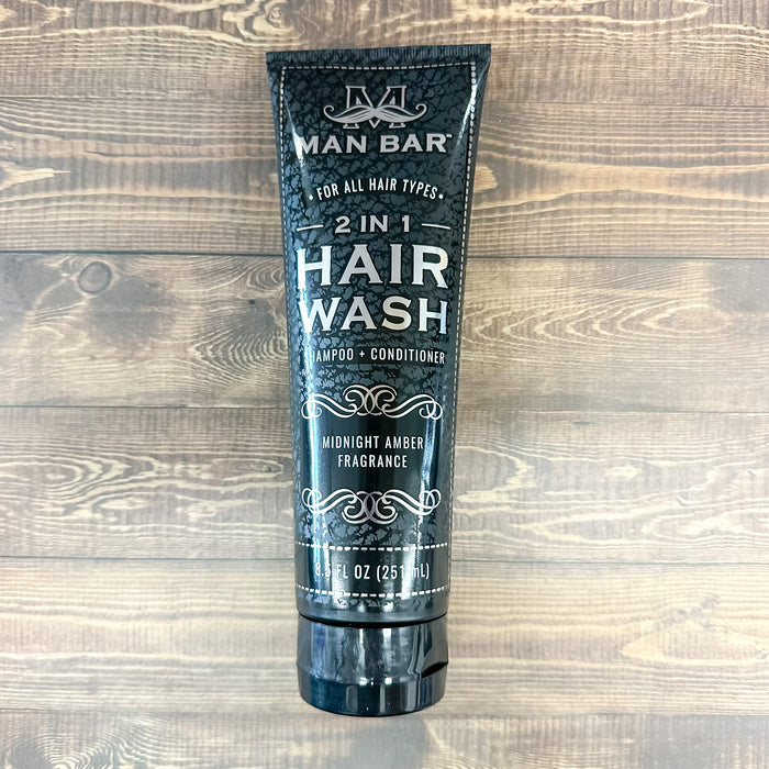 The Man Bar - 2 in 1 Shampoo Conditioner Midnight Amber - Lyla's: Clothing & Gifts - Online and Rockwall Texas Boutique