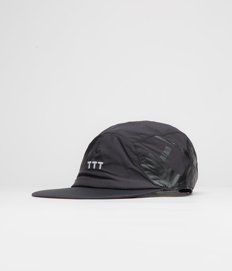 The Trilogy Tapes Panel Running Cap in Black