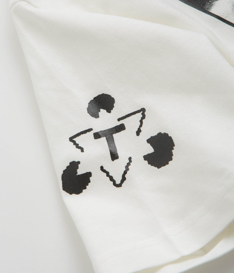 The Trilogy Tapes Rezzett Boshy T-Shirt in White