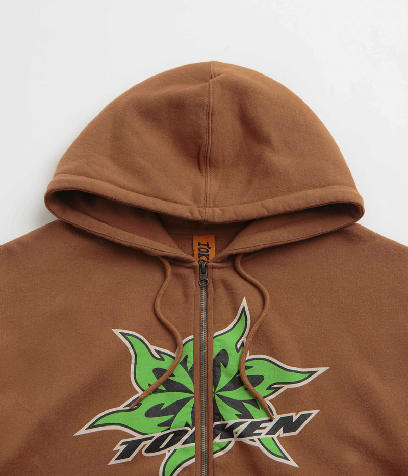 Token Beyond Zip Hoodie in Rust