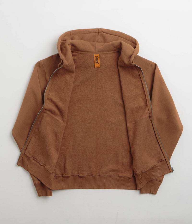 Token Beyond Zip Hoodie in Rust