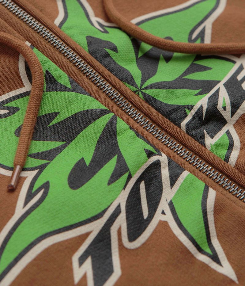 Token Beyond Zip Hoodie in Rust