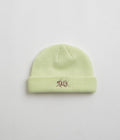 Token Logo Cable Beanie in Lime