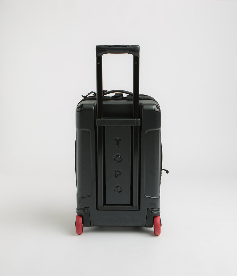 Topo Designs Global Travel Roller Bag in Black and Black