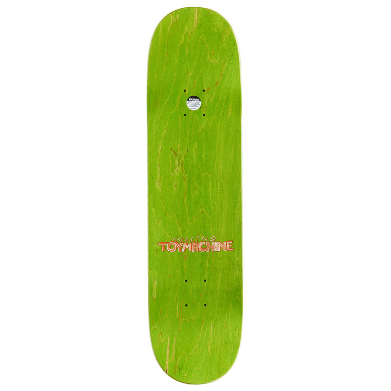 Toy Machine Collins Mohawk Skateboard Deck - 8.25"