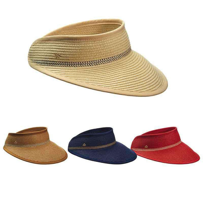 Toyo Sun Visor for Women by Cappelli Straworld Visor Cap Cappelli Straworld