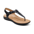 Tracey Adjustable Thong Sandal #color_black
