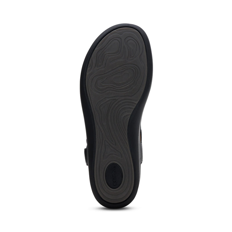 Tracey Adjustable Thong Sandal #color_black