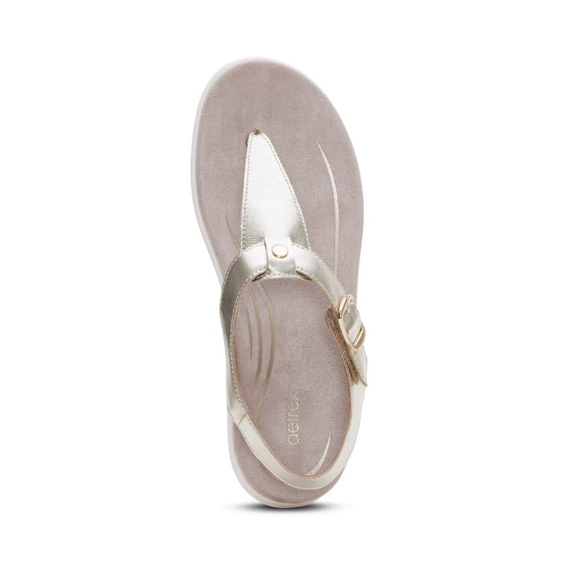 Tracey Adjustable Thong Sandal #color_champagne