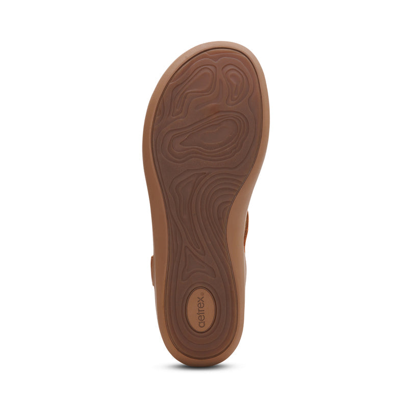 Tracey Adjustable Thong Sandal #color_cognac