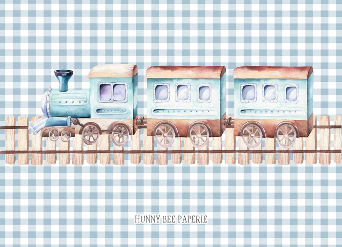 Train Birthday Invitation