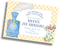 Train Little Engine Birthday Invitation