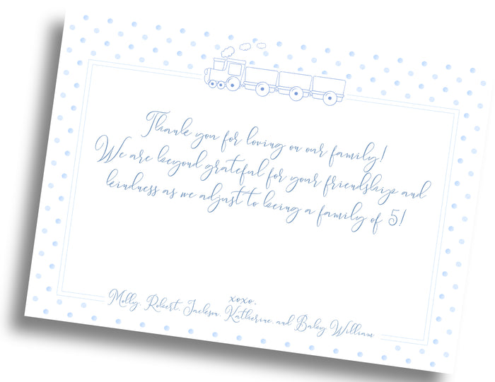 Train Thank You Note