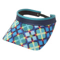 Turkish Tile Golf Sun Visor with Coil Lace - GloveIt® Visor Cap GloveIt V421 Blue