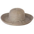 Tweed Braid Kettle Brim Sun Hat - Jeanne Simmons Hats Kettle Brim Hat Jeanne Simmons Accessories js8342bkt Black tweed