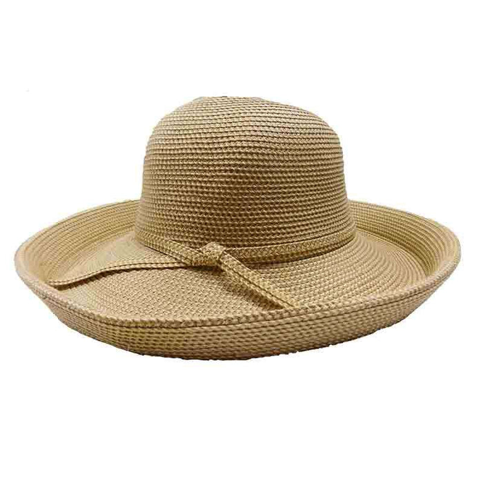 Tweed Braid Kettle Brim Sun Hat - Jeanne Simmons Hats Kettle Brim Hat Jeanne Simmons Accessories