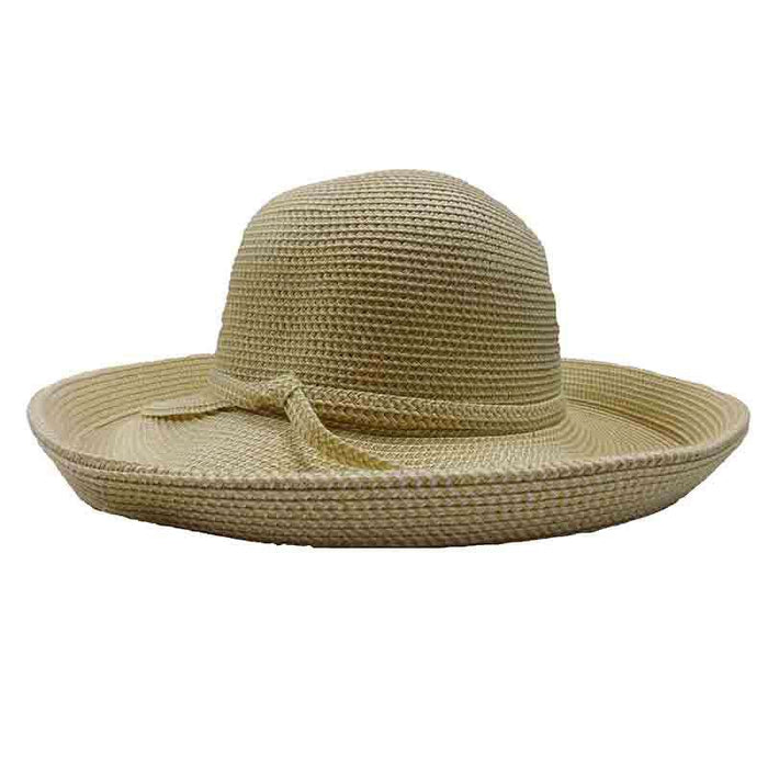 Tweed Braid Kettle Brim Sun Hat - Jeanne Simmons Hats Kettle Brim Hat Jeanne Simmons Accessories