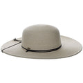 Tweed Summer Floppy Hat with Chin Strap - Scala Hats Wide Brim Sun Hat Scala Hats LP46-IVO Ivory Tweed
