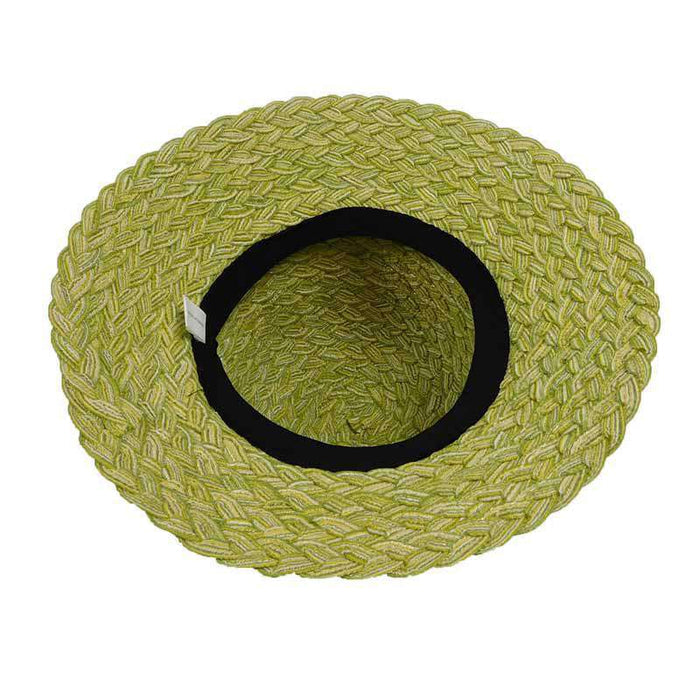 Twisted Poly-Braid Summer Hat by JSA for Women Cloche Jeanne Simmons Accessories