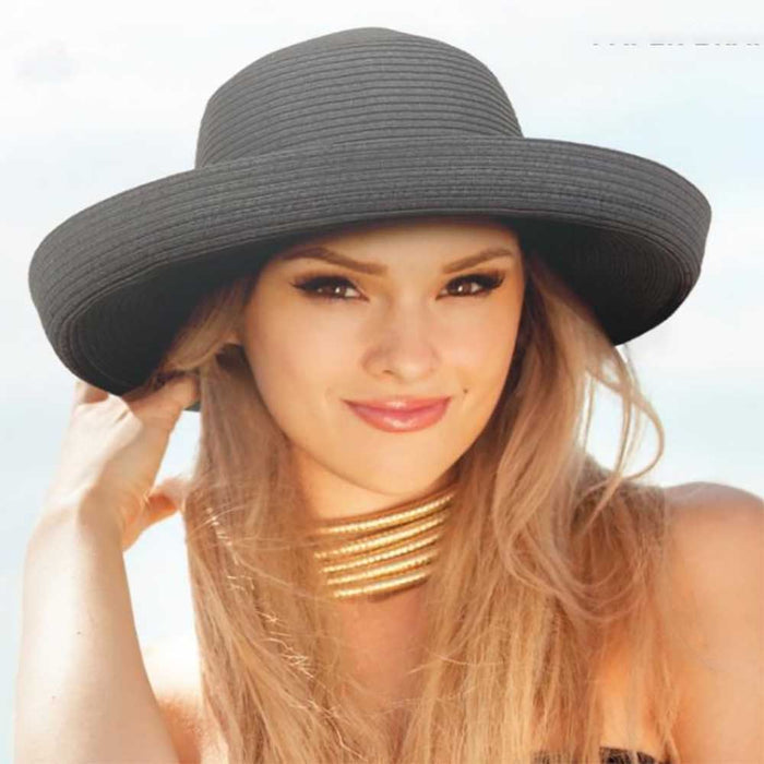 Up Turned Brim Classic Sun Hat - Sun 'N' Sand Hats Kettle Brim Hat Sun N Sand Hats
