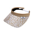 Uptown cheetah Golf Sun Visor with Coil Lace by GloveIt Visor Cap GloveIt V229 Uptown Cheetah