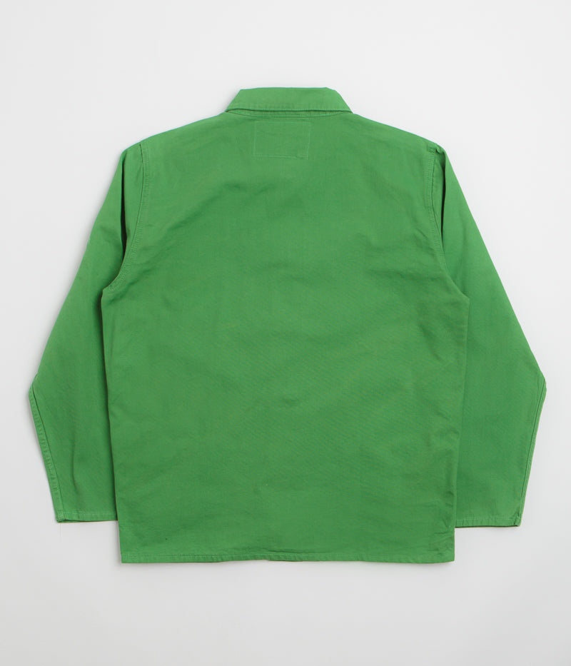 Uskees 3001 Buttoned Overshirt in Mint Green