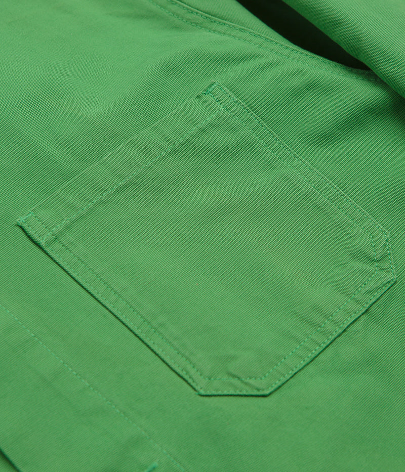 Uskees 3001 Buttoned Overshirt in Mint Green