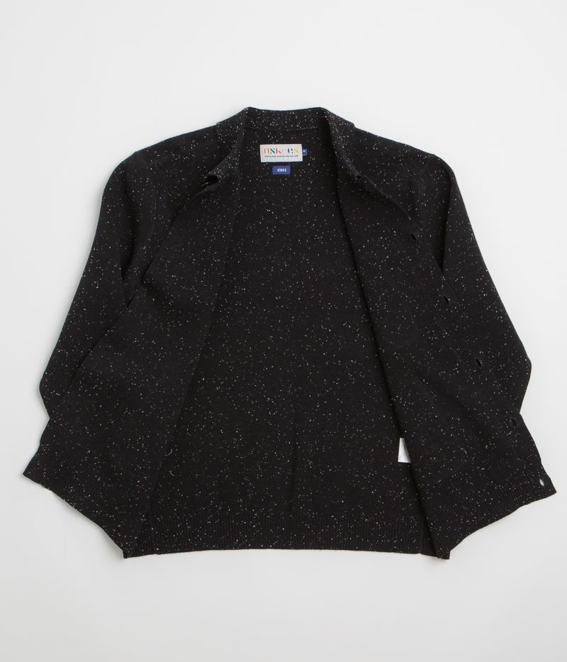 Uskees 3043 Collared Cardigan in Black