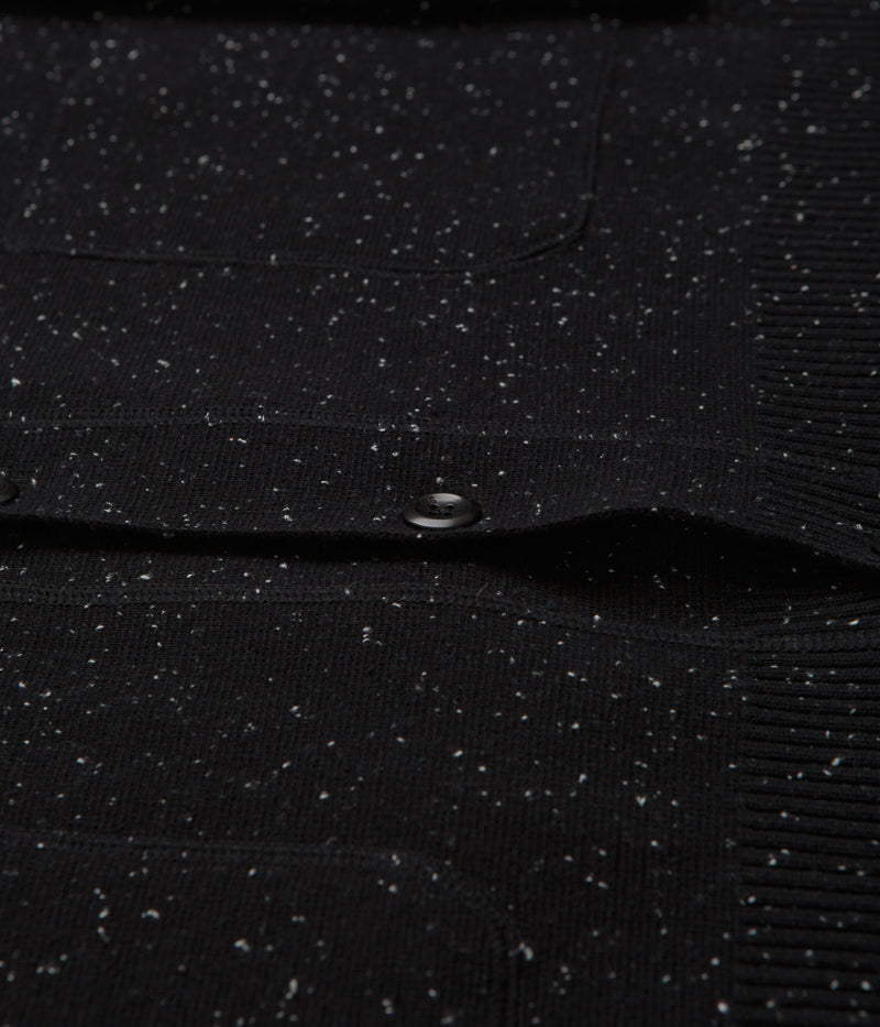 Uskees 3043 Collared Cardigan in Black