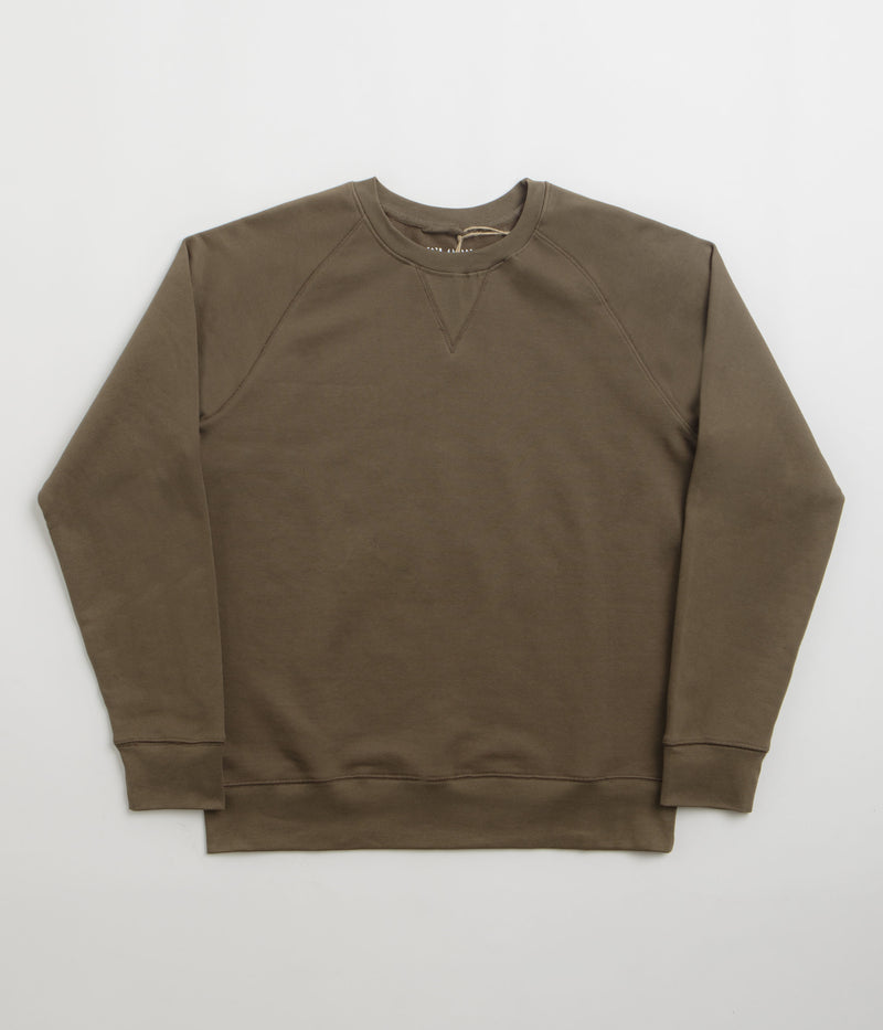 Uskees 7005 Crewneck Sweatshirt in Dark Taupe