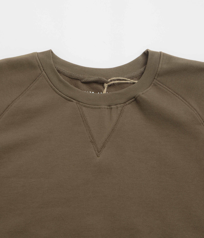 Uskees 7005 Crewneck Sweatshirt in Dark Taupe