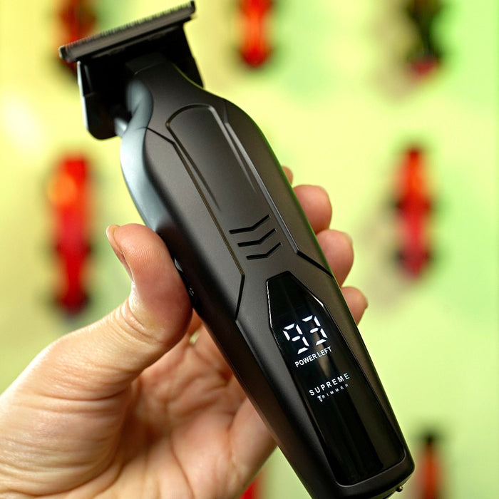 Supreme Trimmer Black VADER Lite Trimmer Held in Hand