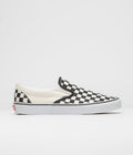 Vans Classic Slip-On Shoes in Black and White Checkerboard
