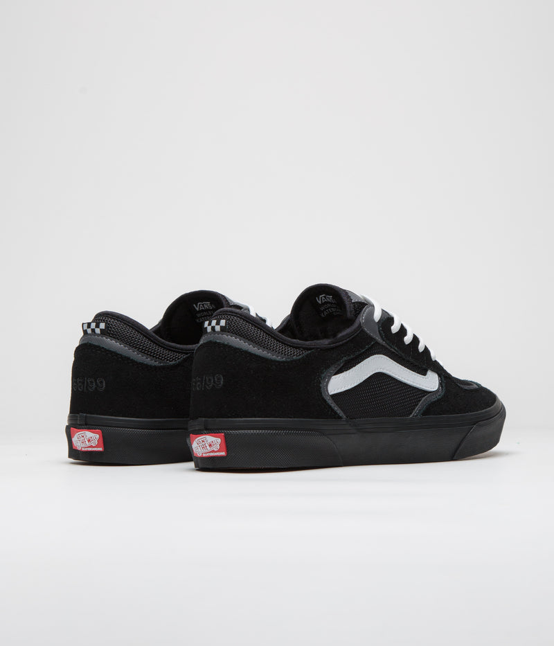 Vans Skate Rowley Shoes in Black and White / Black