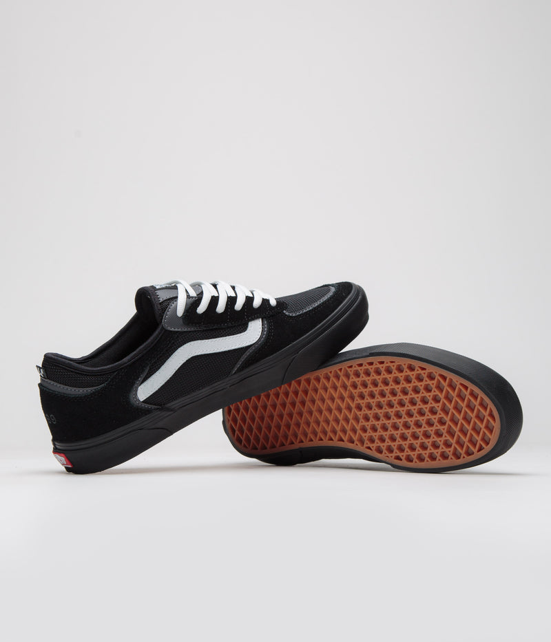 Vans Skate Rowley Shoes in Black and White / Black