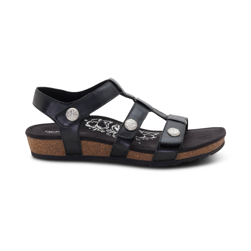 Veronica Arch Support Sandal #color_black