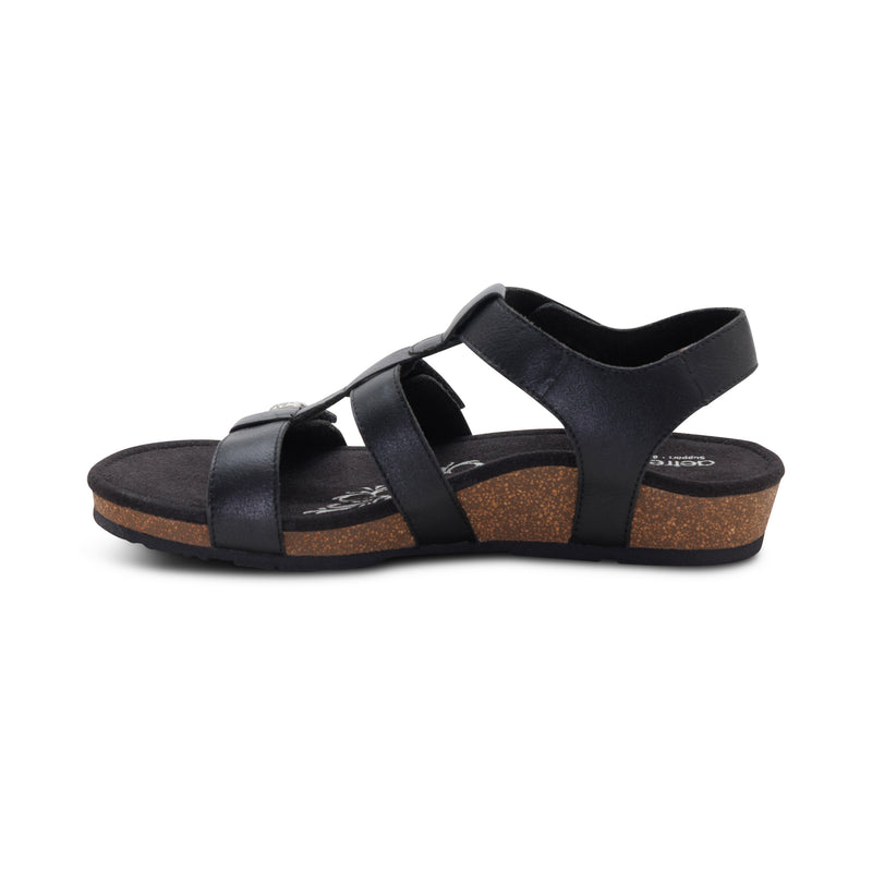 Veronica Arch Support Sandal #color_black