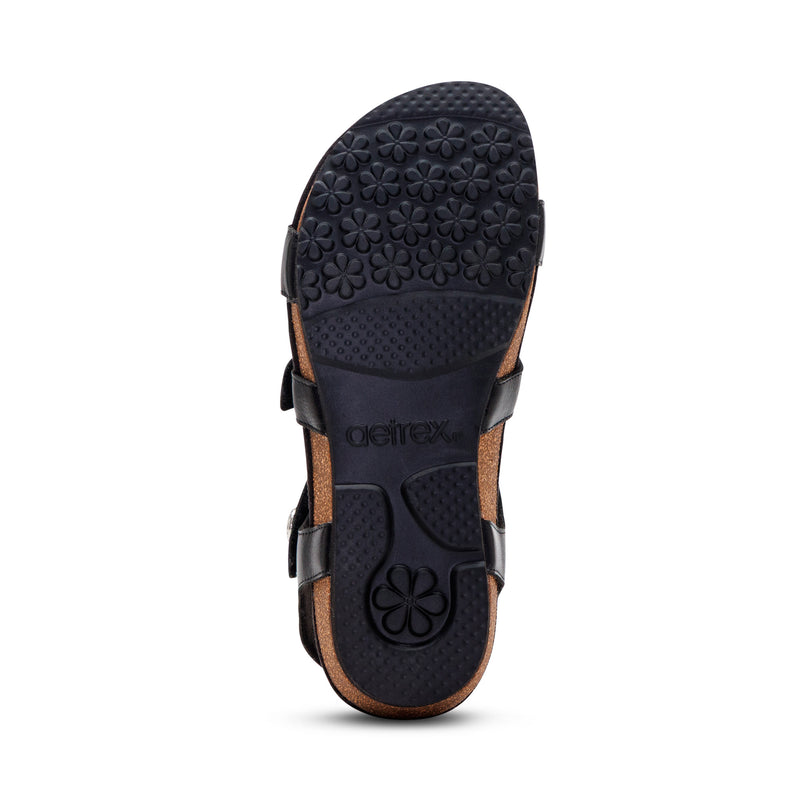 Veronica Arch Support Sandal #color_black