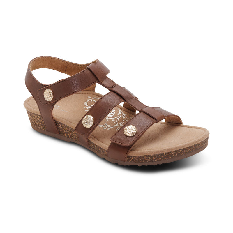 Veronica Arch Support Sandal #color_coffee