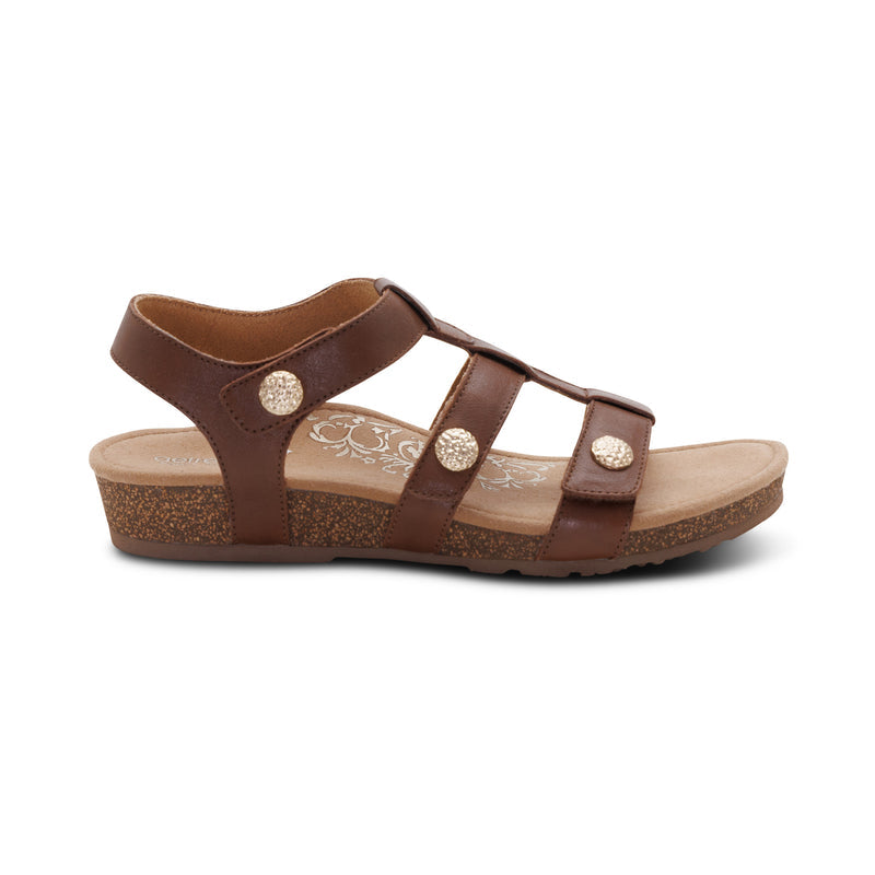 Veronica Arch Support Sandal #color_coffee