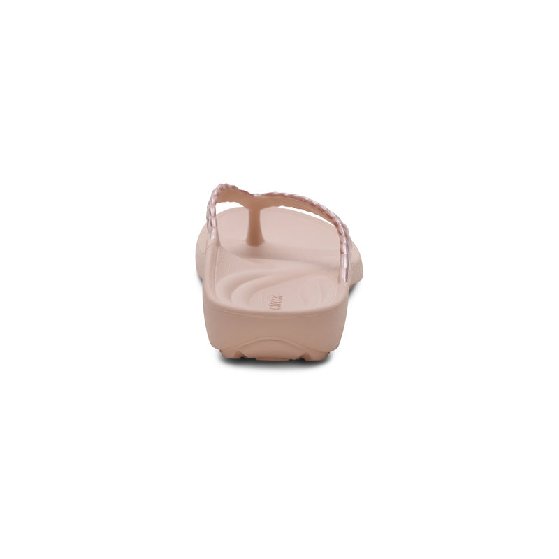 Vicki Braided Thong Sandal #color_light pink gloss