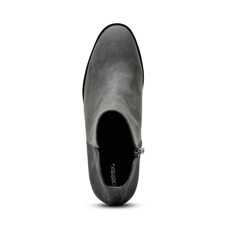 Victoria Short Bootie #color_charcoal