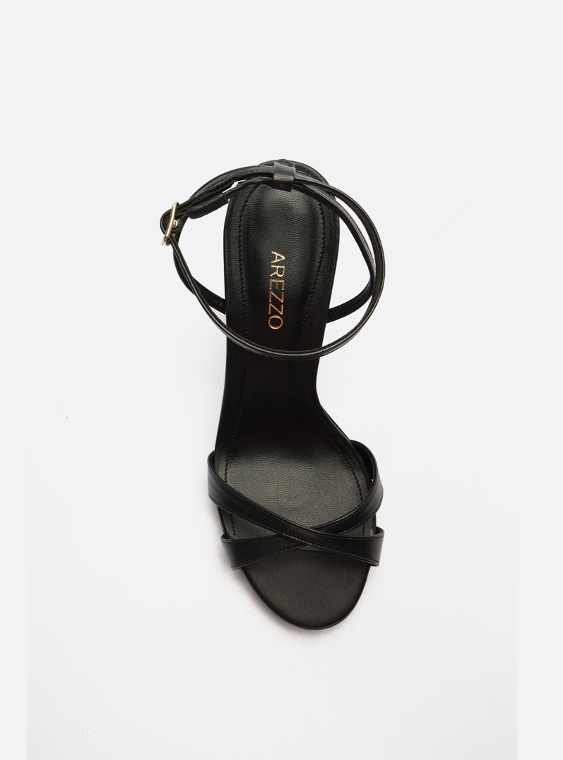 Vienna Leather Stiletto Sandal Sandals SPRING 25