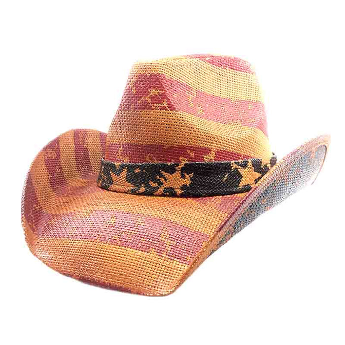 Vintage Brown USA Cowboy Hat - Milani Hats Cowboy Hat Milani Hats ST069 Blue