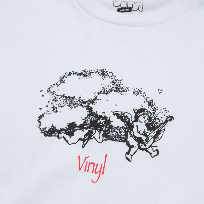 Vinyl Angel T-Shirt - White