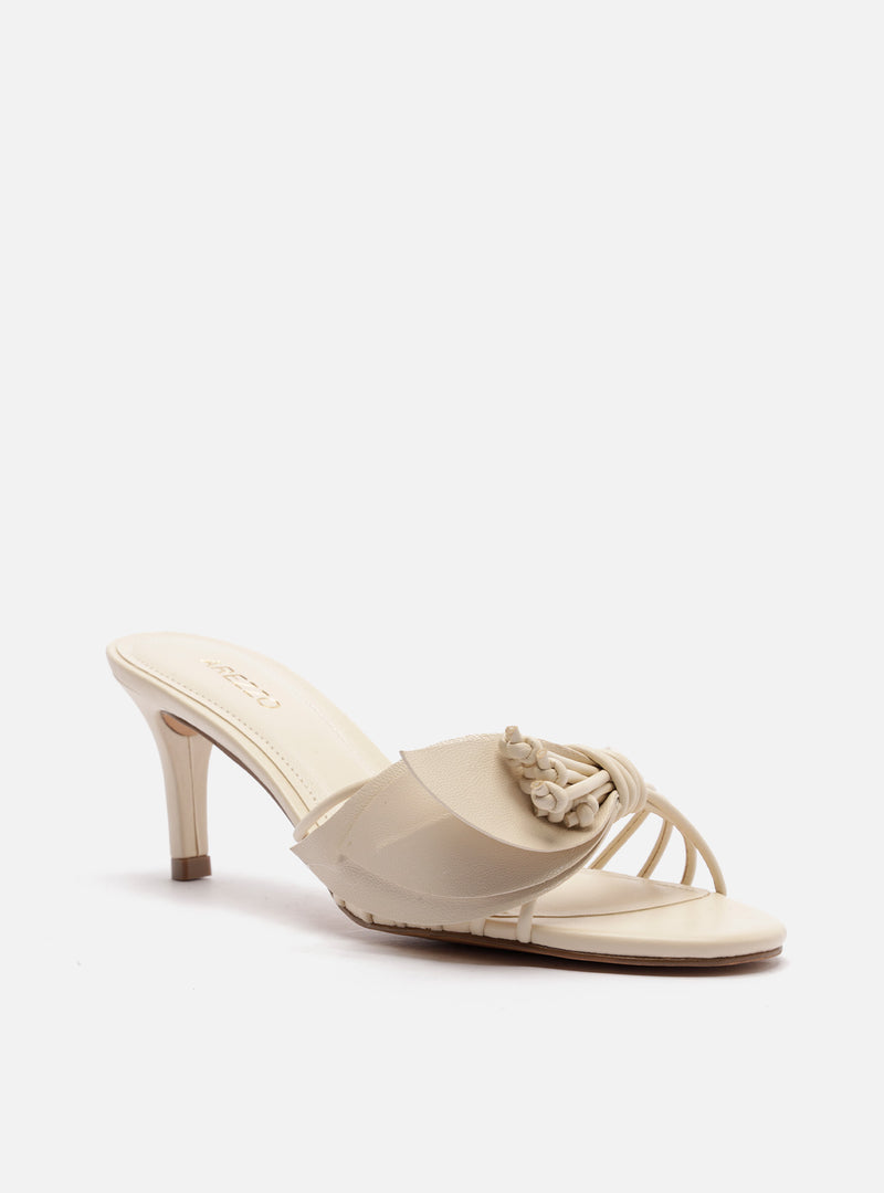 Viola Mid Stiletto Mule Nappa Leather Sandal Sandals R/26