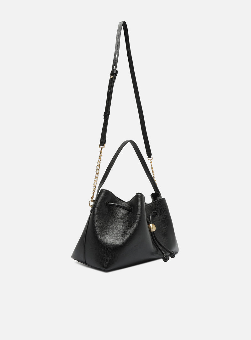Vivianne Medium Leather Bucket Handbags F/25