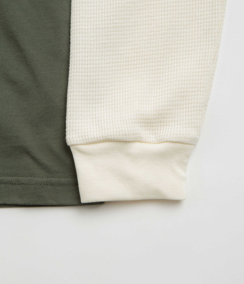 Welcome Chasm Layered Long Sleeve T-Shirt in Ivy